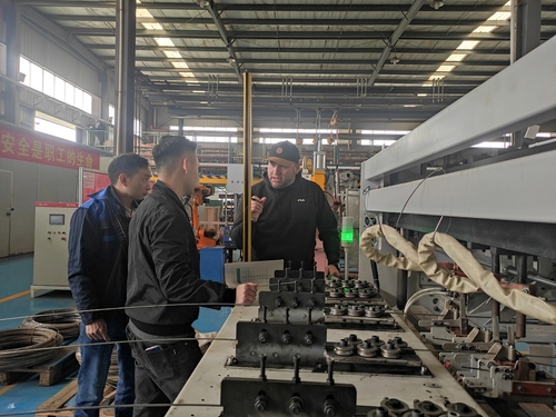 Latest company news about The American customer Visited Xinwei Factory