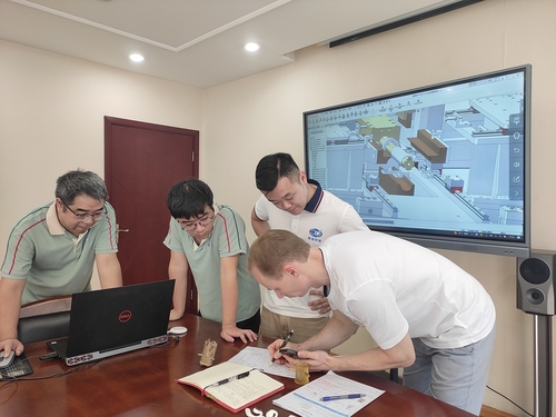 Latest company news about The Russian Customer Visited Xinwei Factory