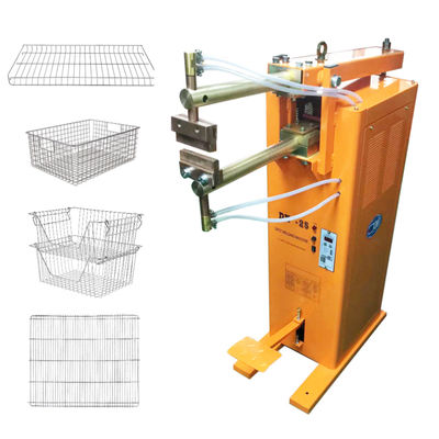 Good price Stainless Steel Cage Shelf Wire Mesh Foot Row Welder Rowing Spot Welding Machine online