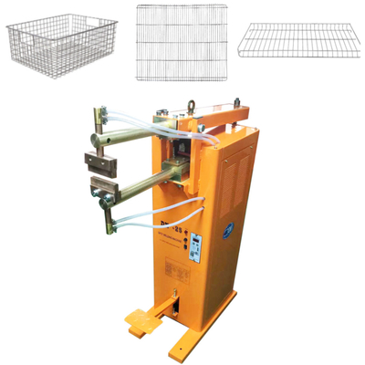 Good price Small Pedal Type Wire Rack Shelf Mesh Row Resistance Spot Welding Machine online