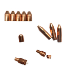 Brass Copper Spot Welding Electrode Tips For Spot Welder Machine