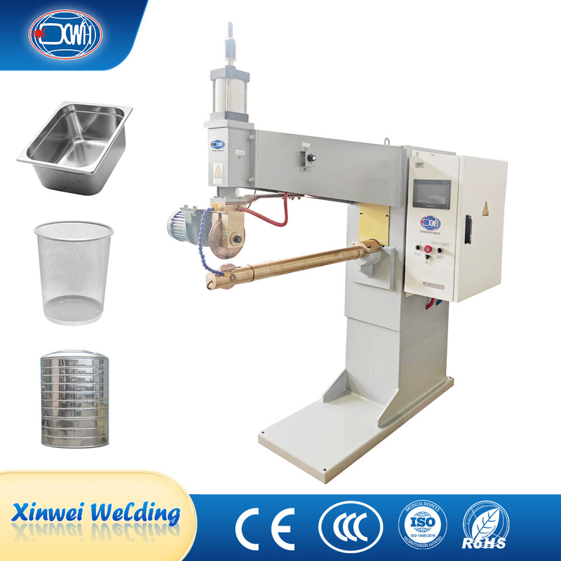 Semi Automatic Mfdc Longitudinal Automatic Seam Welding Machine 160Kva