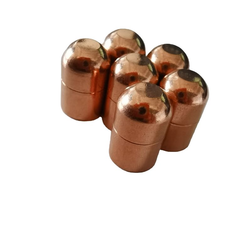 Copper Swivel Spot Welding Electrode Tips , ISO Spot Welder Tools