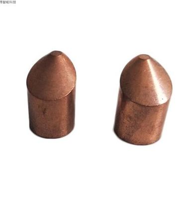 Good price Tapered Spot Welding Copper Electrodes , CuCrZr Spot Welding Parts online