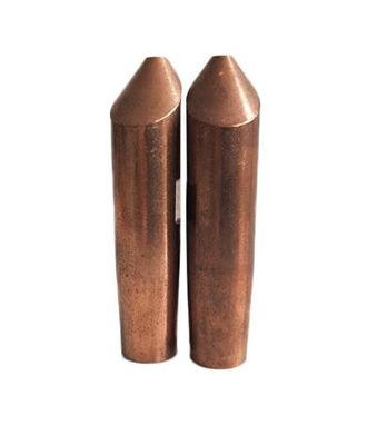 Good price C18150 83HRB Straight Spot Welder Electrode Tips Copper Alloy online