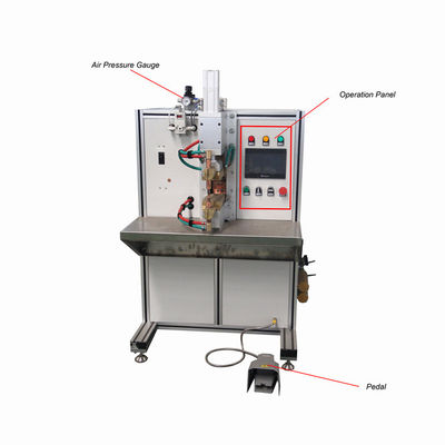 Good price ISO Table Spot Welding Machine , AC Spot Welder 80mm Electrode Stroke online