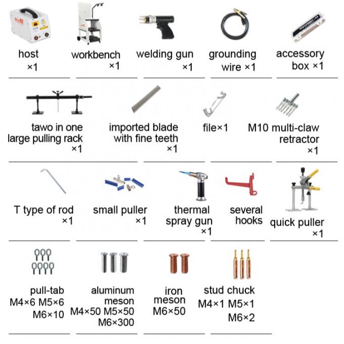 Body Repair Spot Puller Welder Car Denting Machine Harbor Freight Dent