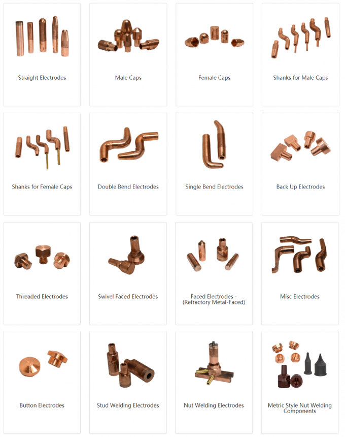 Projection Welding Electrodes Resistance Welding Electrode Spot Welder Tip