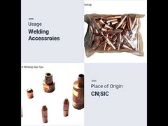 28mm Spot Welding Copper Electrodes , High Hardness Spot Weld Nozzle