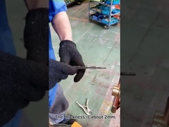 Saldatura di pannelli metallici su puntatrice a pedale