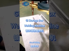 Saldatura della scatola di stoccaggio galvanizzata con la macchina di saldatura a punto fisso