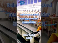 saldatura dell'acciaio di rinforzo con il saldatore a punti multi-testa