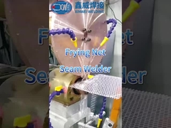 Saldatura di reti di frittura con saldatore a cucitura