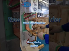 Proiezione singola testa pneumatica fila macchina di saldatura a punti per maglia di filo