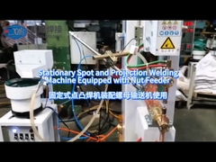 Pneumatica AC380V stazionaria macchina di saldatura a punti, 10000N saldatore a punti manuale