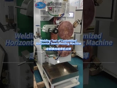 160Kva Mfdc Serbatoio di saldatore a rotolatore a cucitura a rotolatore longitudinale verticale a lamiera