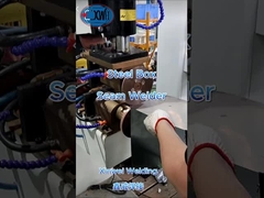 Saldatura di scatole in acciaio al carbonio da 1,2 mm con saldatore a cucitura