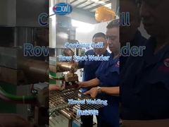 Galvanized Rebar Cage Steel Wire Welded Mesh Manual Welder Row Welding Machine