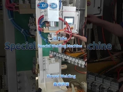 Welding galvanized tube with customized spot welder