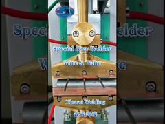 Welding galvanized wire and tube with row welder