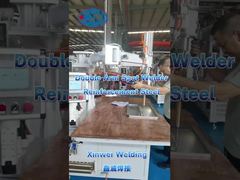 Welding galvanized reinforcement steel with double arm spot welder