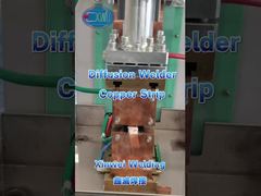 Copper Strips Resistance Gas Hydraulic Copper Busbar Diffusion Welding Machine