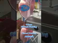 Welding oil tank with seam welding machine