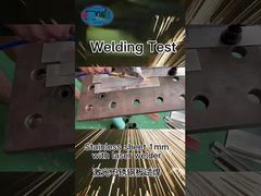 Saldatura della lamiera inox da 1 mm con saldatore laser