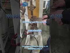 Saldatura di dadi M8 con saldatrice a punti stazionaria