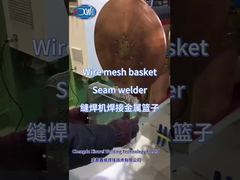 Cesto di filo di metallo per saldatura con macchina di saldatura a cucitura