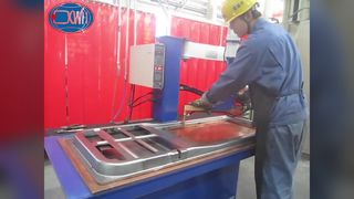 Saldatura a punti del telaio inossidabile della saldatrice a punti del bilanciere