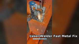 Saldatura della lamiera di ferro con il saldatore del laser