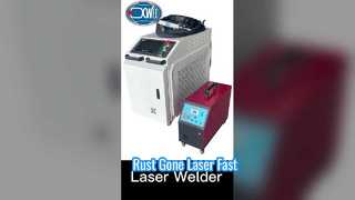 Rimozione delle ruggini con la saldatrice laser portatile