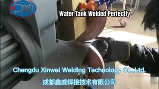Saldatura del serbatoio dell'acqua da 1,5 mm con la saldatrice continua